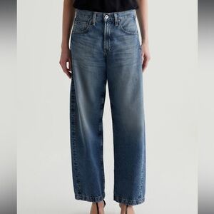 AG Jeans Hattie High Rise Barrel in Bari size 25